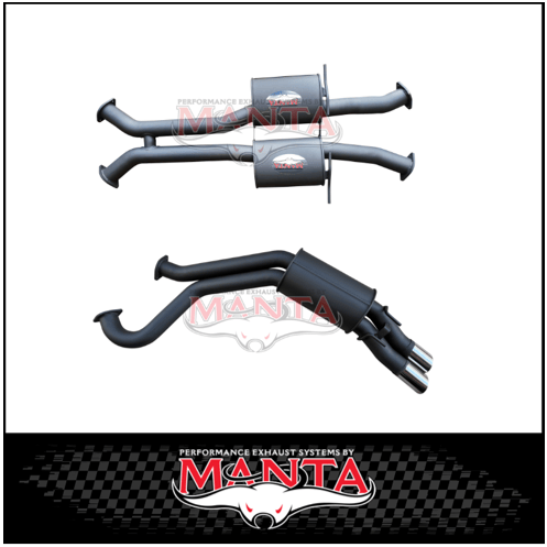 MANTA 3" CATBACK EXHAUST SYSTEM FITS HOLDEN HSV CLUBSPORT VY 5.7L V8 SEDAN - MUFFLER/MUFFLER (MKHN0137)