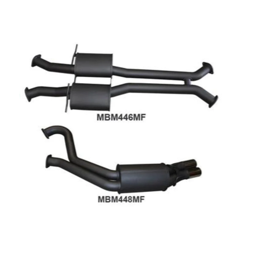 MANTA 3" DUAL CATBACK EXHAUST SYSTEM FITS HOLDEN COMMODORE VU VY VZ 5.7L 6.0L V8 UTE (MKHN0238)