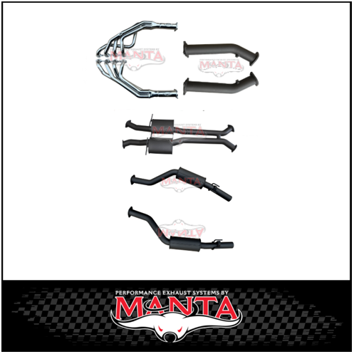 MANTA ENGINE BACK EXHAUST SYSTEM FITS HOLDEN COMMODORE VU VY VZ 5.7L 6.0L V8 UTE (MKHN0247-RPC)