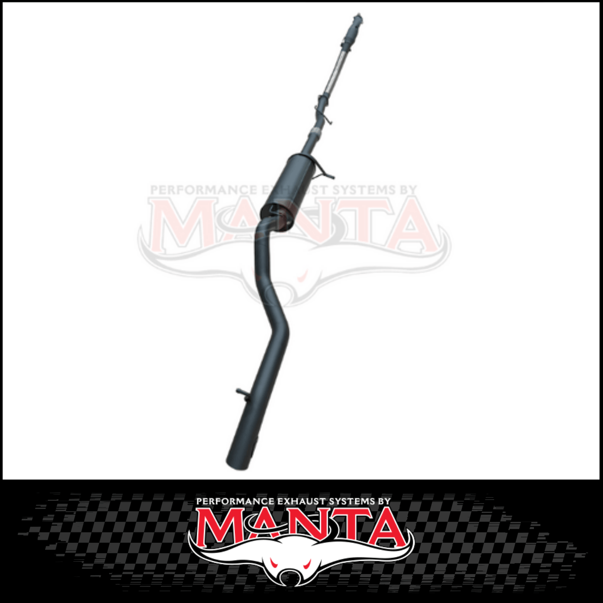 MANTA 3" TURBO BACK EXHAUST SYSTEM (DPF DELETE) FITS MITSUBISHI PAJERO SPORT QE QF QG 2.4L 4N15 4CYL 2015-2024
