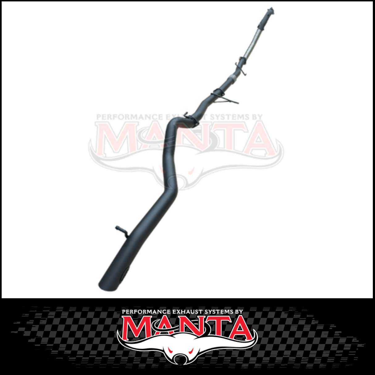 MANTA 3" TURBO BACK EXHAUST SYSTEM (DPF DELETE) FITS MITSUBISHI PAJERO SPORT QE QF QG 2.4L 4N15 4CYL 2015-2024 - NO CAT/PIPE