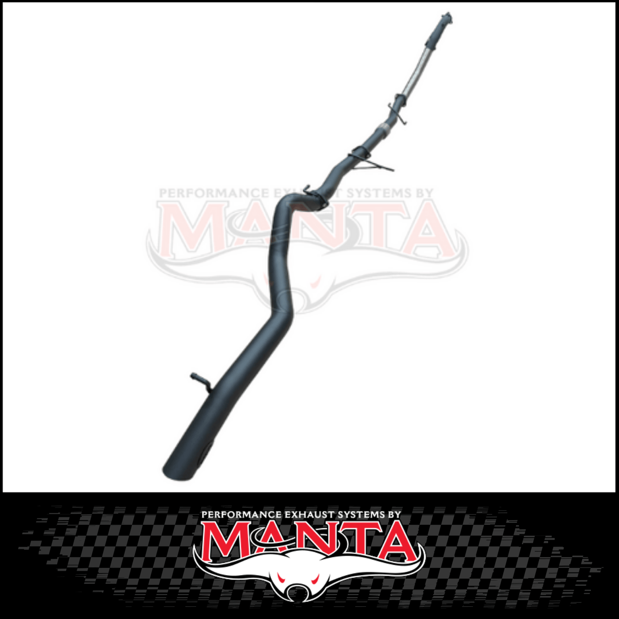 MANTA 3" TURBO BACK EXHAUST SYSTEM (DPF DELETE) FITS MITSUBISHI PAJERO SPORT QE QF QG 2.4L 4N15 4CYL 2015-2024