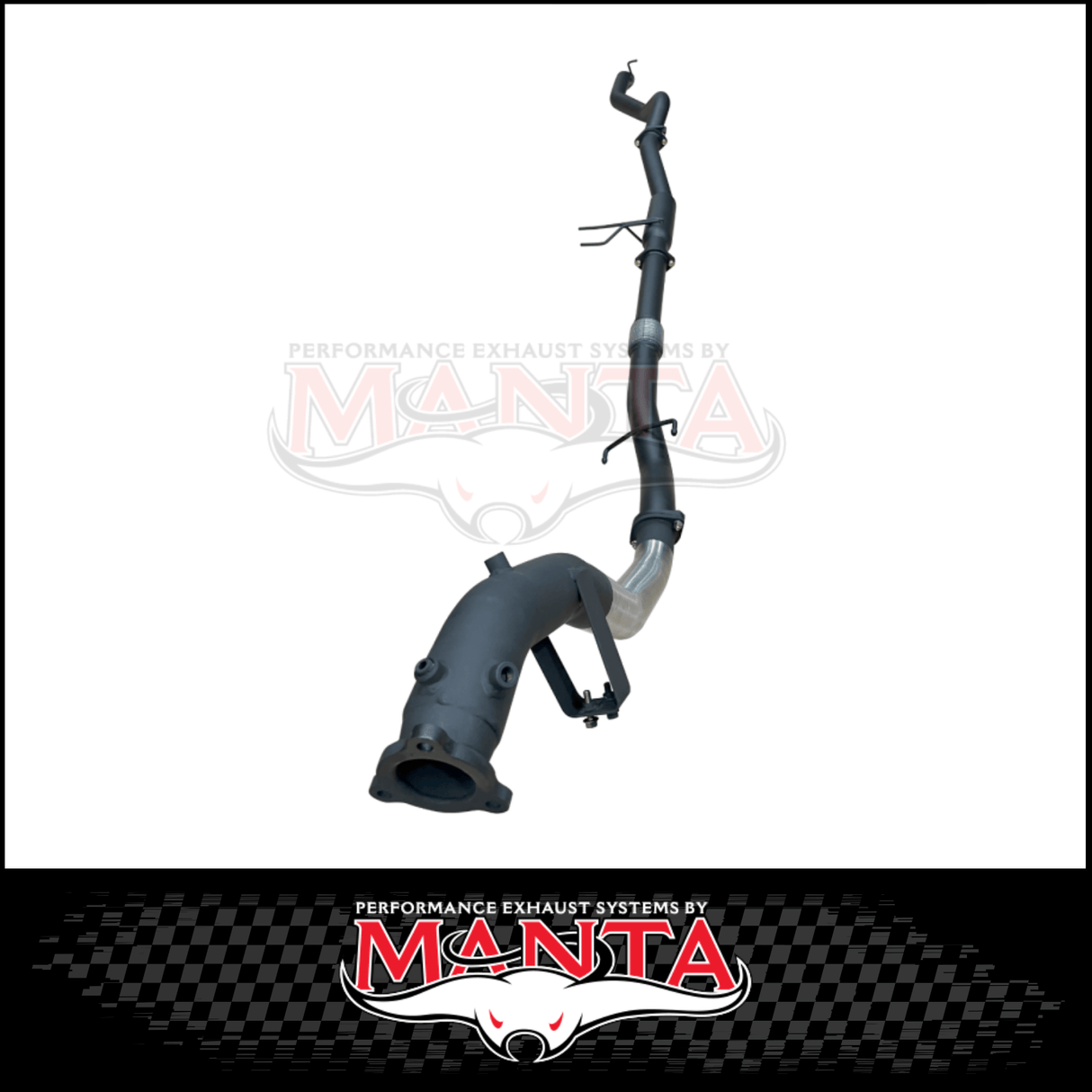 MANTA 3" TURBO BACK EXHAUST SYSTEM (DPF DELETE) FITS MITSUBISHI PAJERO SPORT QE QF QG 2.4L 4N15 4CYL 2015-2024