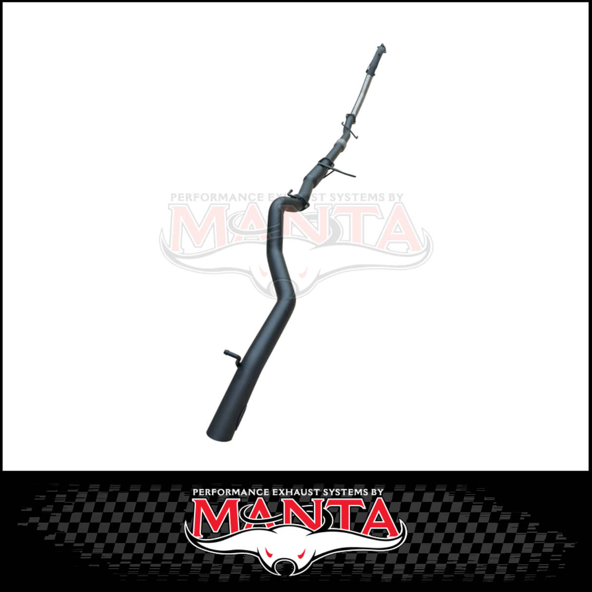 MANTA 3" TURBO BACK EXHAUST SYSTEM (DPF DELETE) FITS MITSUBISHI PAJERO SPORT QE QF QG 2.4L 4N15 4CYL 2015-2024 - NO CAT/HOTDO