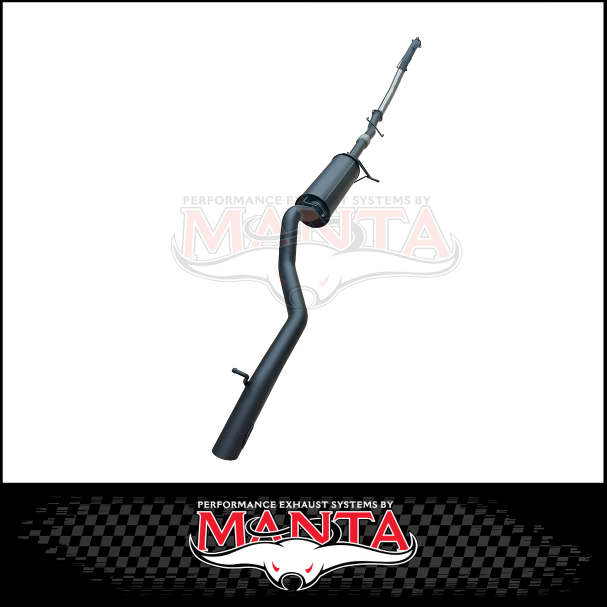 MANTA 3" TURBO BACK EXHAUST SYSTEM (DPF DELETE) FITS MITSUBISHI PAJERO SPORT QE QF QG 2.4L 4N15 4CYL 2015-2024 - NO CAT/MUFFL