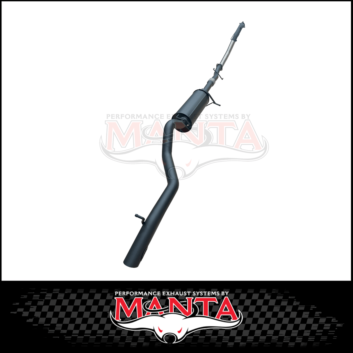 MANTA 3" TURBO BACK EXHAUST SYSTEM (DPF DELETE) FITS MITSUBISHI PAJERO SPORT QE QF QG 2.4L 4N15 4CYL 2015-2024