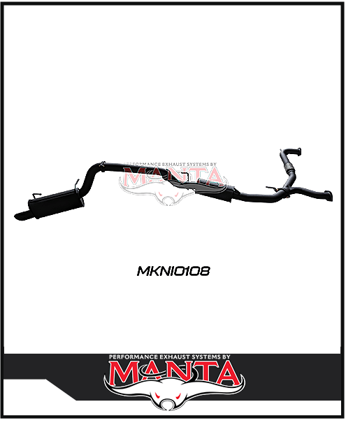 MANTA 3" CAT BACK EXHAUST SYSTEM FITS NISSAN PATROL Y62 5.6L V8 2012-ON