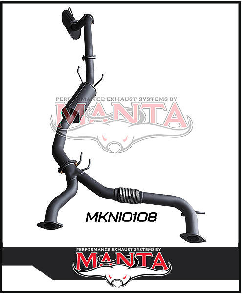 MANTA 3" CAT BACK EXHAUST SYSTEM FITS NISSAN PATROL Y62 5.6L V8 2012-ON