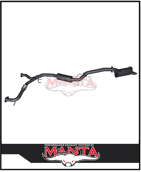 MANTA 3" CAT BACK EXHAUST SYSTEM FITS NISSAN PATROL Y62 5.6L V8 2012-ON