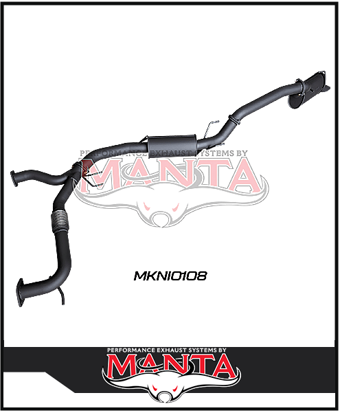 MANTA 3" CAT BACK EXHAUST SYSTEM FITS NISSAN PATROL Y62 5.6L V8 2012-ON