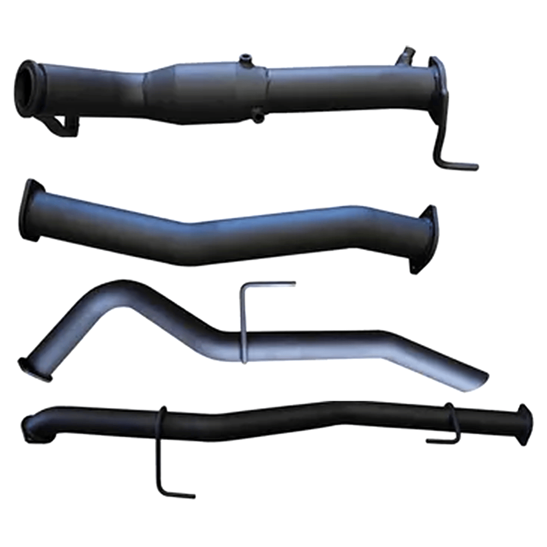 MANTA 3" TURBO BACK EXHAUST WITH CAT/NO MUFFLER FITS NISSAN NAVARA D23 NP300 2.3L TD 4CYL 2015-ON (MKNI0091)