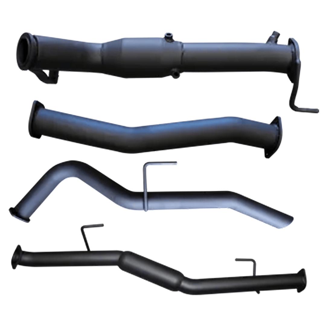 MANTA 3" TURBO BACK EXHAUST WITH CAT/HOTDOG FITS NISSAN NAVARA D23 NP300 2.3L TD 4CYL 2015-ON (MKNI0093)