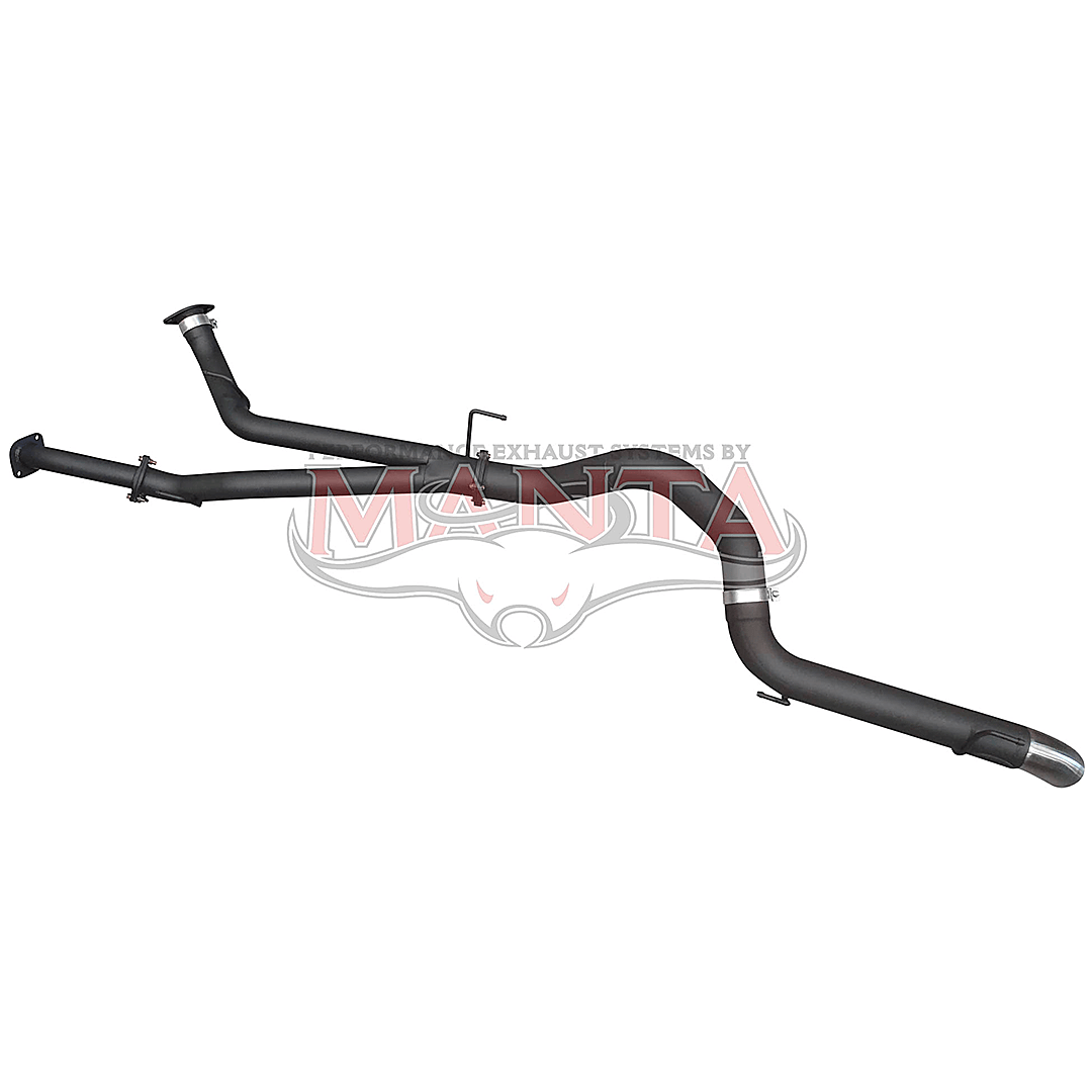 MANTA 3" TWIN INTO 4" DPF BACK EXHAUST FITS TOYOTA LANDCRUISER VDJ200R 2015-2021