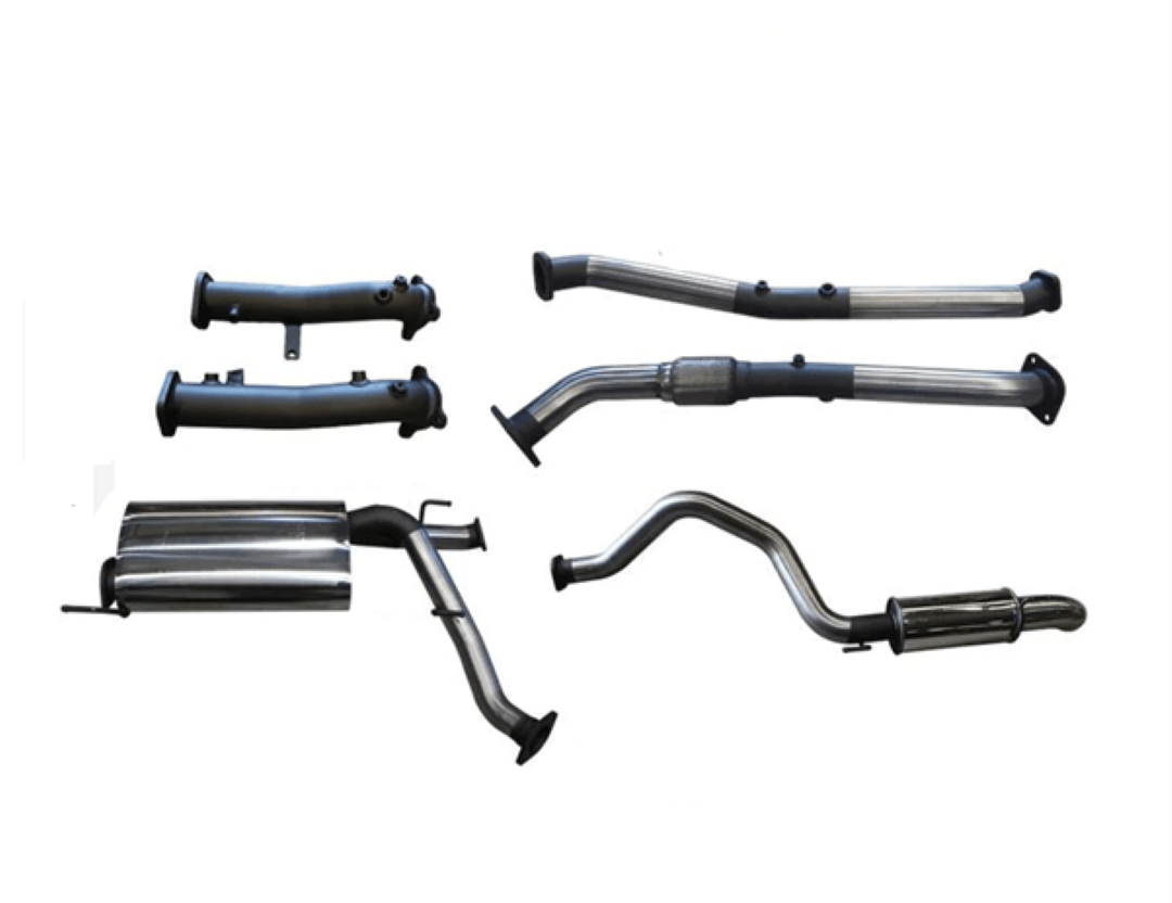 MANTA 2.5" TWIN INTO 3" STAINLESS STEEL TURBO BACK EXHAUST SYSTEM FITS TOYOTA LANDCRUISER VDJ200R 4.5L V8 2015-2021