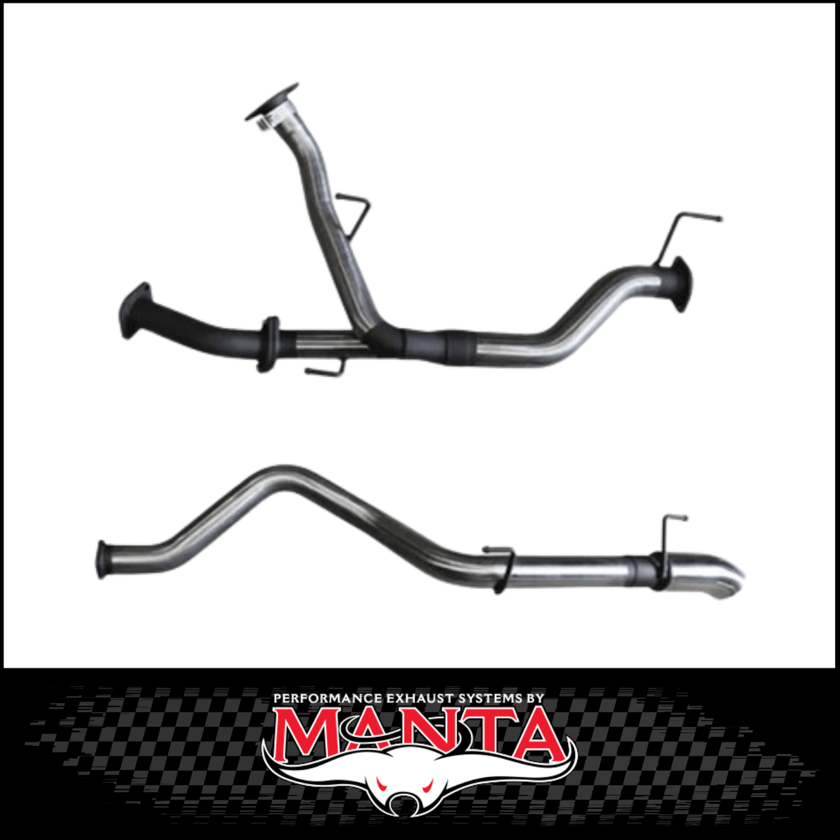 MANTA 2.5" TWIN INTO 3" DPF BACK EXHAUST FITS TOYOTA LANDCRUISER VDJ200R 2015-2021