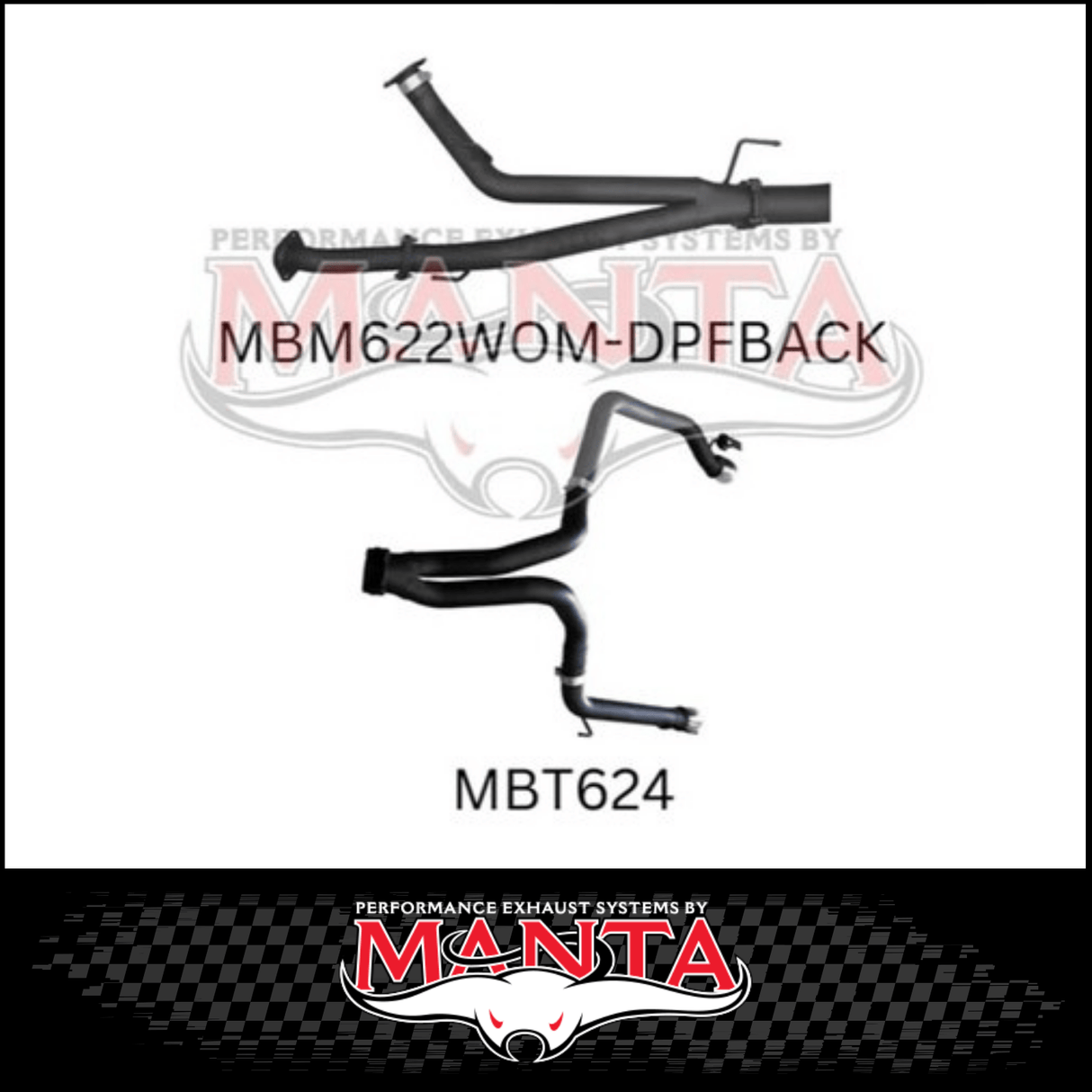 MANTA 3" TWIN DPF BACK EXHAUST SYSTEM (L & R EXIT) FITS TOYOTA LANDCRUISER VDJ200R 4.5L V8 2015-2021