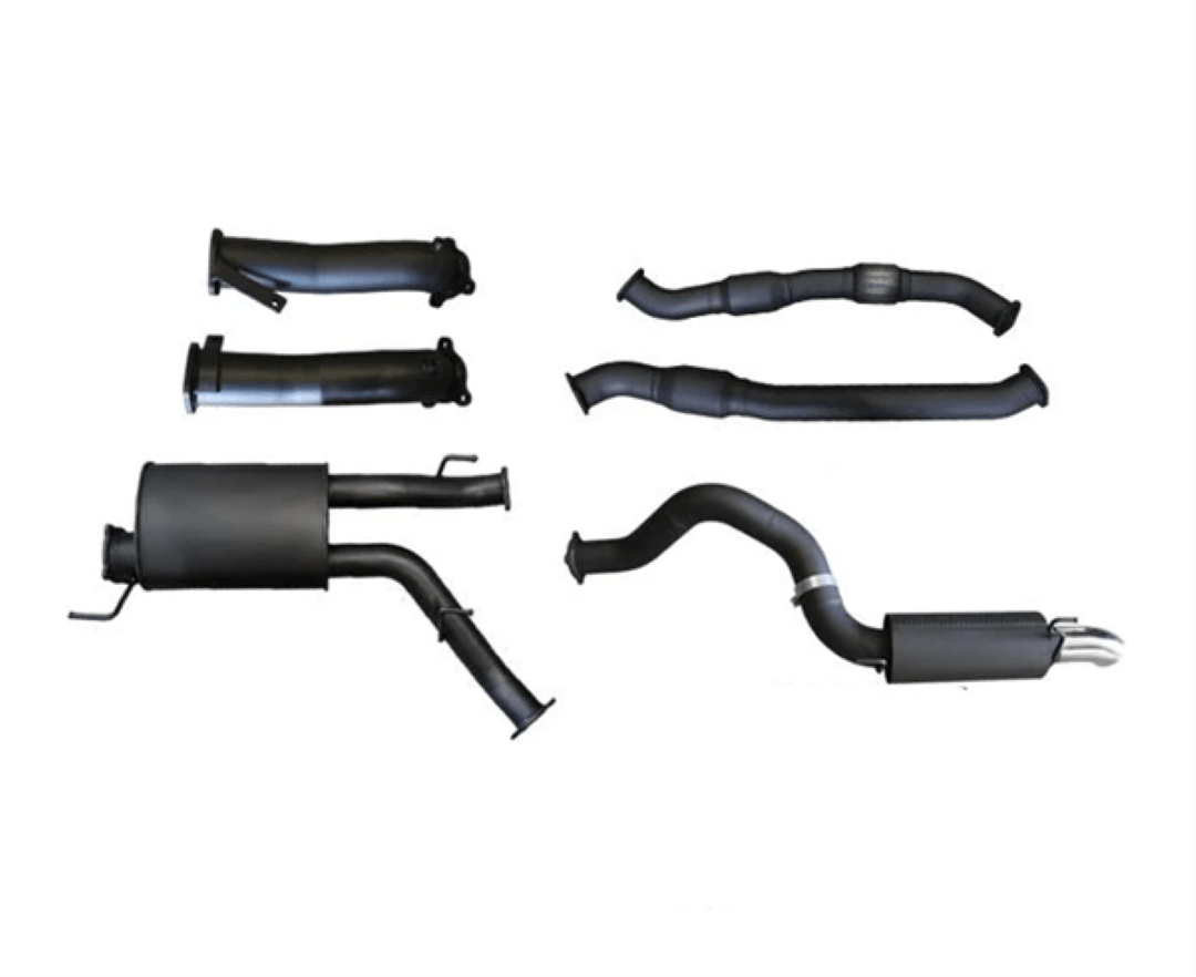 MANTA 3" TWIN INTO SINGLE 4" STAINLESS STEEL TURBO BACK EXHAUST SYSTEM FITS TOYOTA LANDCRUISER VDJ200R 2007-2015