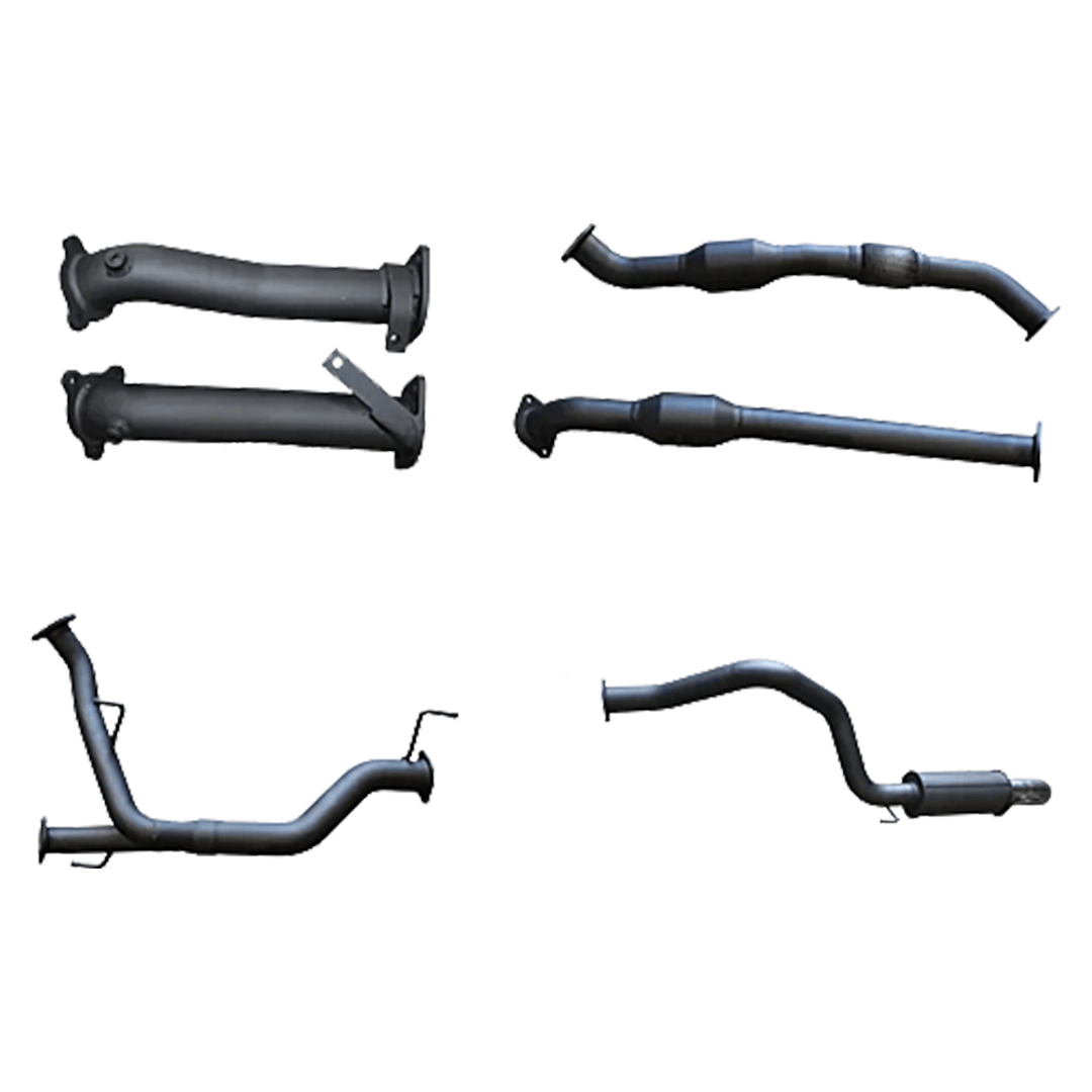 MANTA 2.5" TWIN INTO 3" TURBO BACK EXHAUST SYSTEM FITS TOYOTA LANDCRUISER VDJ200R 2007-2015 - CATS/NO MUFFLERS (MKTY0041)