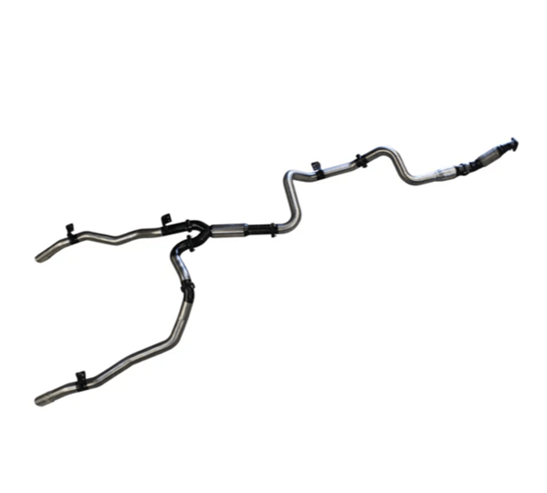 MANTA 3" TWIN STAINLESS STEEL TURBO BACK EXHAUST SYSTEM FITS TOYOTA LANDCRUISER VDJ79R 4.5L V8 SINGLE CAB 2007-2016