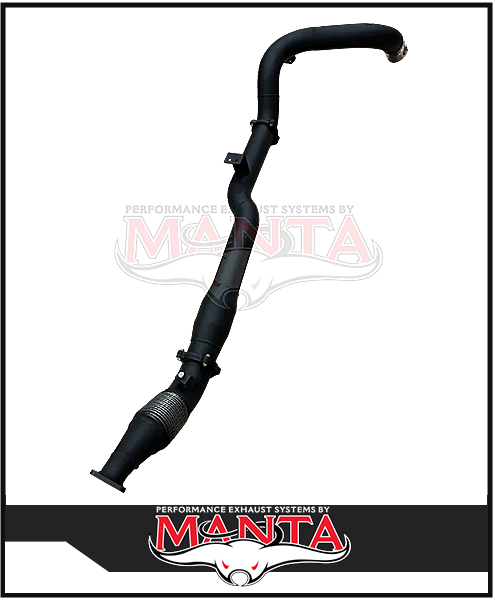MANTA 4" TURBO BACK SIDE-EXIT EXHAUST SYSTEM (DPF DELETE) FITS TOYOTA LANDCRUISER VDJ79R 4.5L V8 DUAL CAB 2016-2025