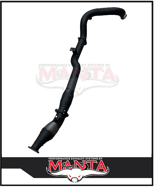MANTA 4" TURBO BACK SIDE-EXIT EXHAUST SYSTEM (DPF DELETE) FITS TOYOTA LANDCRUISER VDJ79R 4.5L V8 DUAL CAB 2016-2025