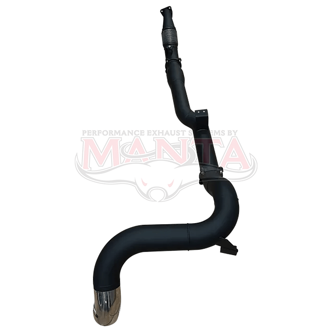 MANTA 4" TURBO BACK SIDE-EXIT EXHAUST SYSTEM (DPF DELETE) FITS TOYOTA LANDCRUISER VDJ79R 4.5L V8 DUAL CAB 2016-2025