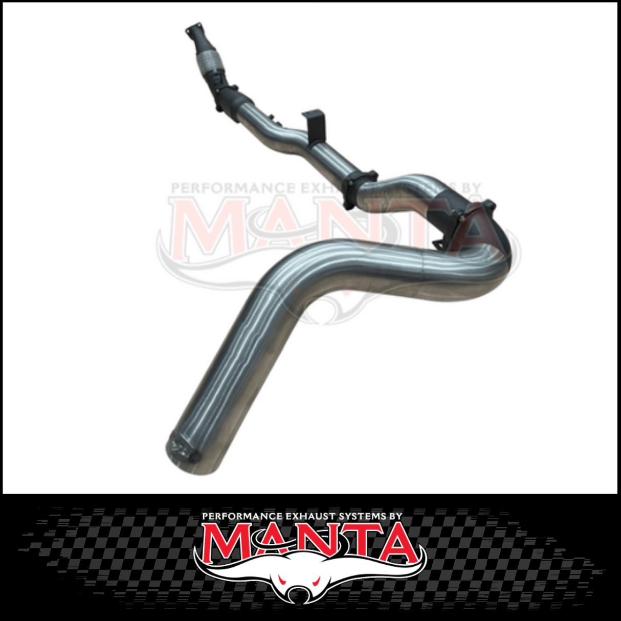 MANTA 4" TURBO BACK SIDE-EXIT EXHAUST SYSTEM (DPF DELETE) FITS TOYOTA LANDCRUISER VDJ79R 4.5L V8 SINGLE CAB 2016-2025