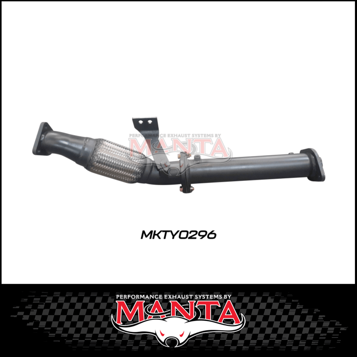 MANTA 3" DPF DELETE PIPE FITS TOYOTA LANDCRUISER VDJ79R 4.5L V8 2016-2025