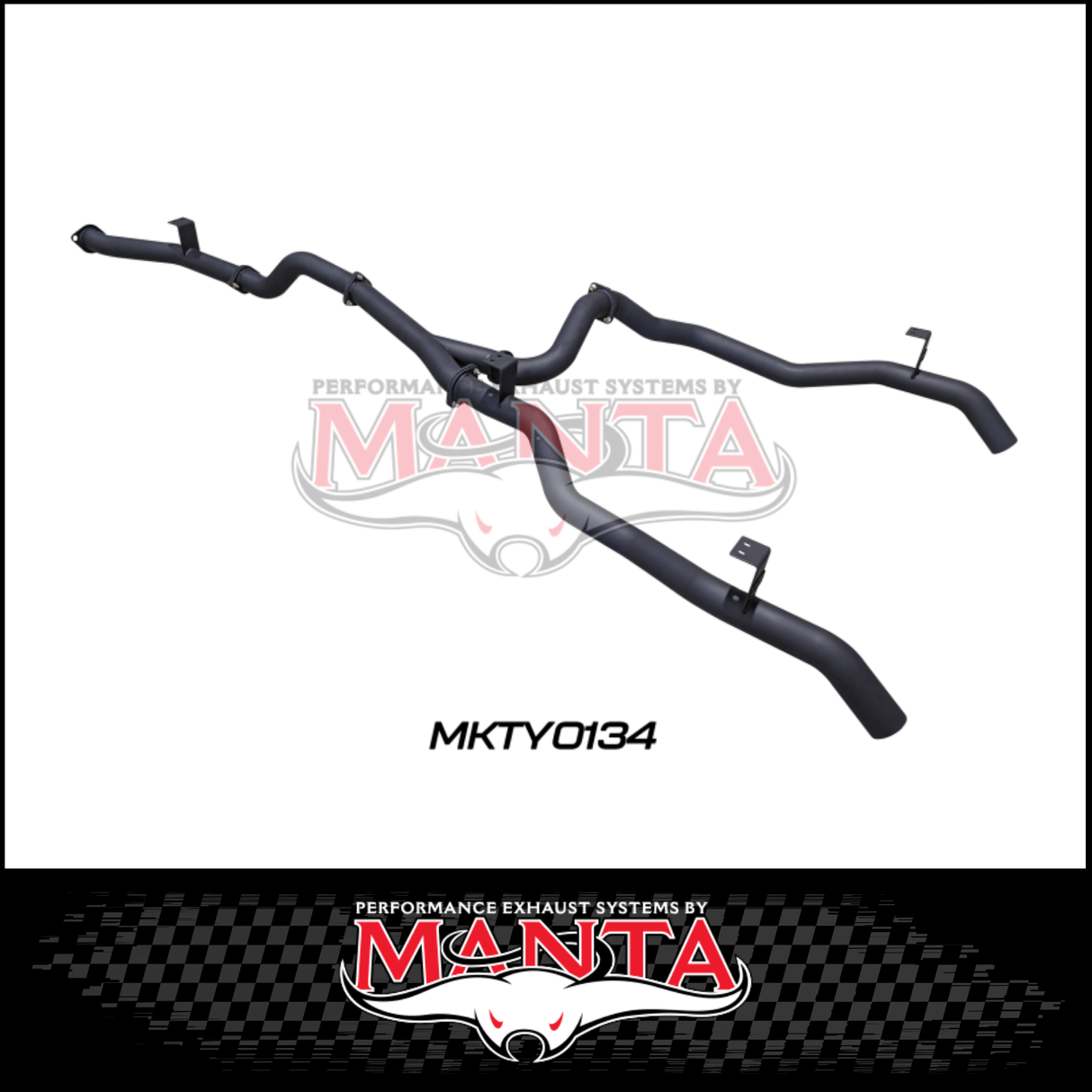 MANTA TWIN 3" DPF BACK EXHAUST SYSTEM FITS TOYOTA LANDCRUISER VDJ79R 4.5L V8 2016-2025