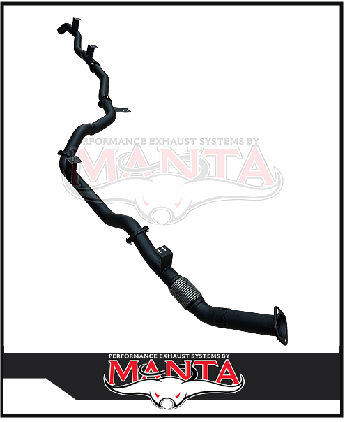 MANTA 3" DPF BACK EXHAUST SYSTEM FITS TOYOTA LANDCRUISER GDJ79R 2.8L 4CYL 10/2023-ON