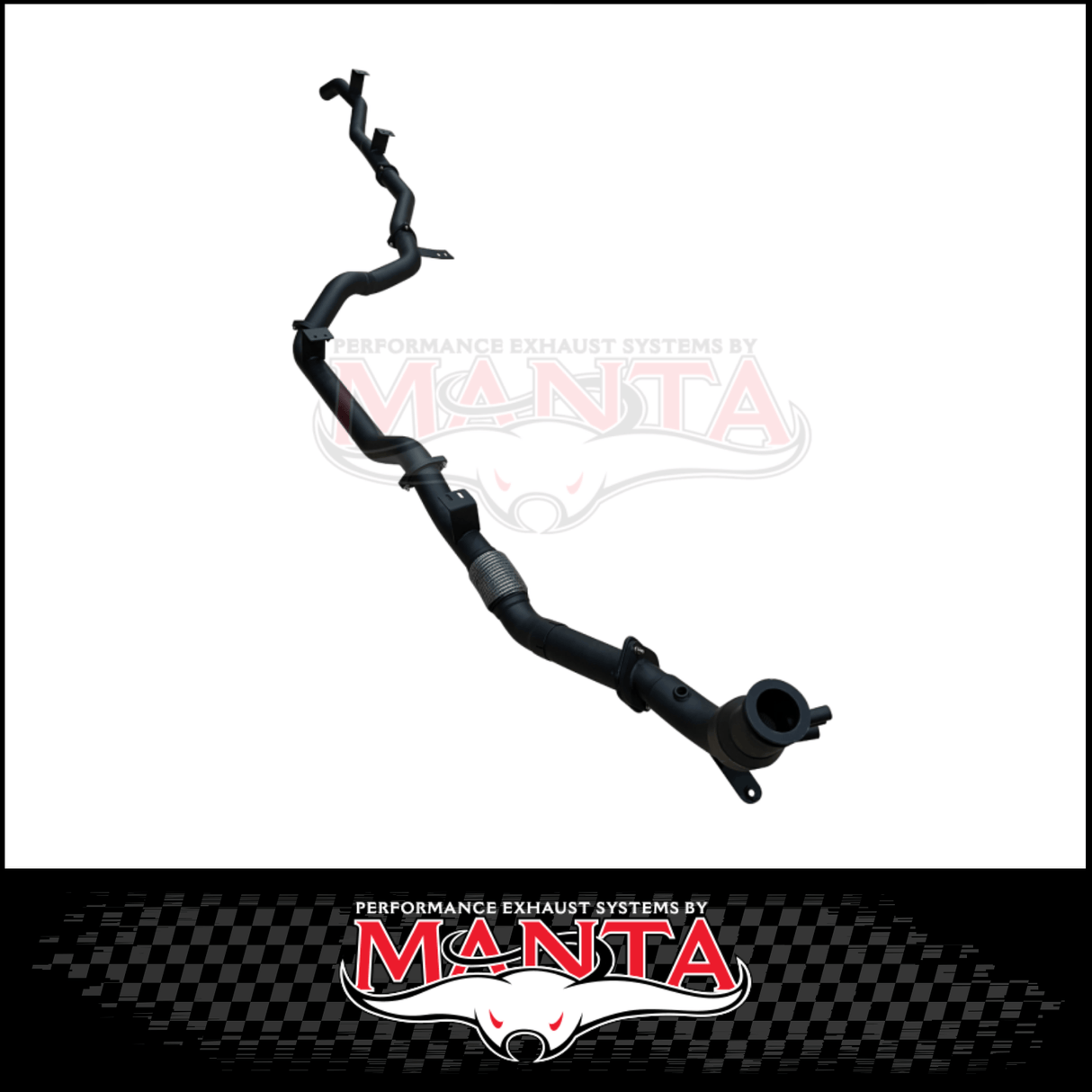 MANTA 3" TURBO BACK EXHAUST SYSTEM (DPF DELETE) FITS TOYOTA LANDCRUISER GDJ79R 2.8L 4CYL 10/2023-ON