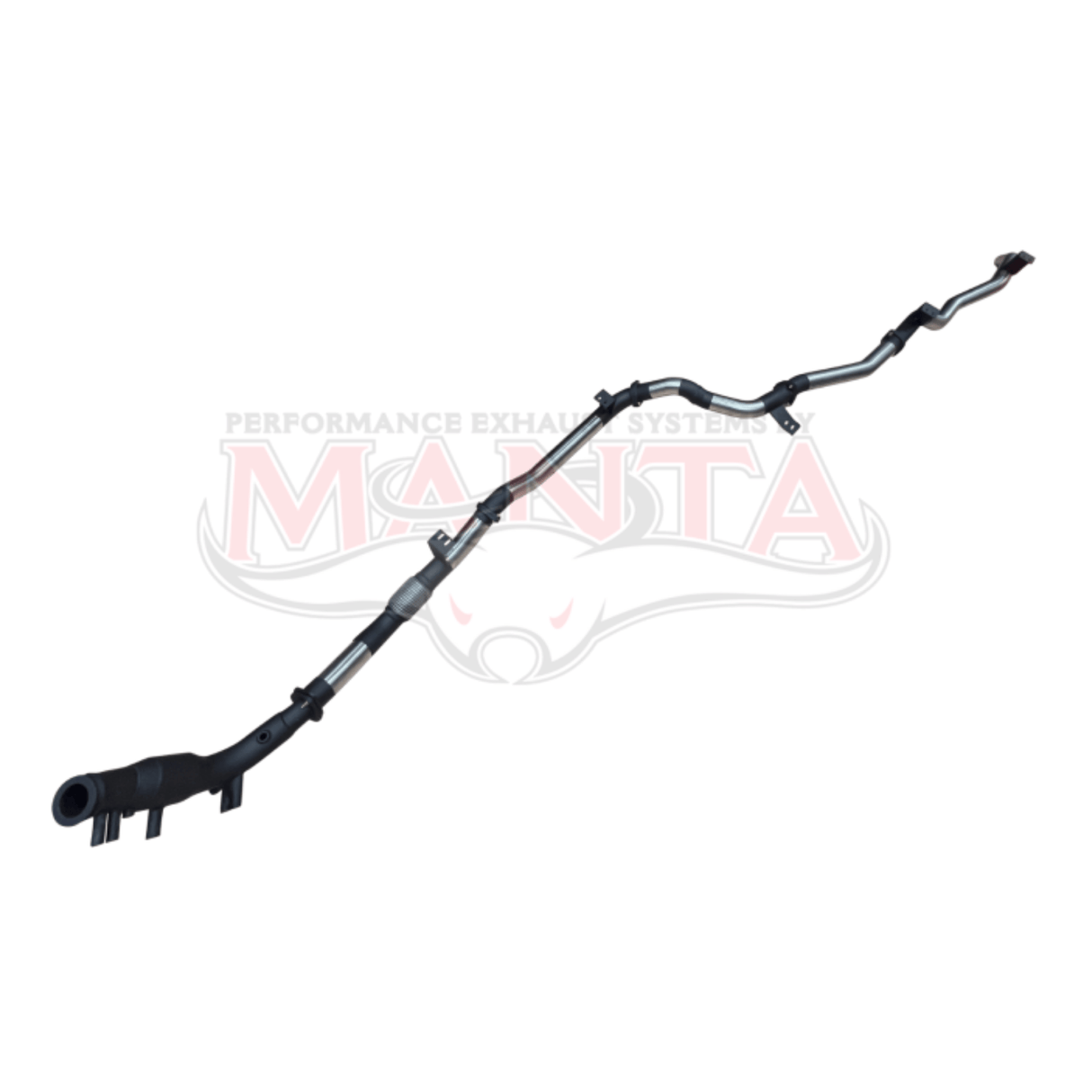 MANTA 3" TURBO BACK EXHAUST SYSTEM (DPF DELETE) FITS TOYOTA LANDCRUISER GDJ79R 2.8L 4CYL 10/2023-ON