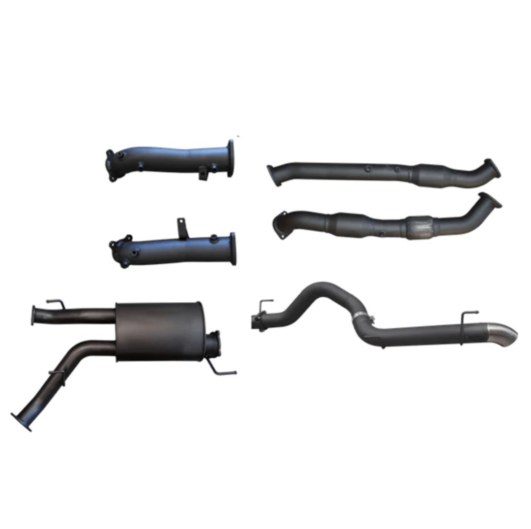 MANTA 3" TWIN INTO SINGLE 4" TURBO BACK EXHAUST SYSTEM FITS TOYOTA LANDCRUISER VDJ200R 4.5L V8 2015-2021