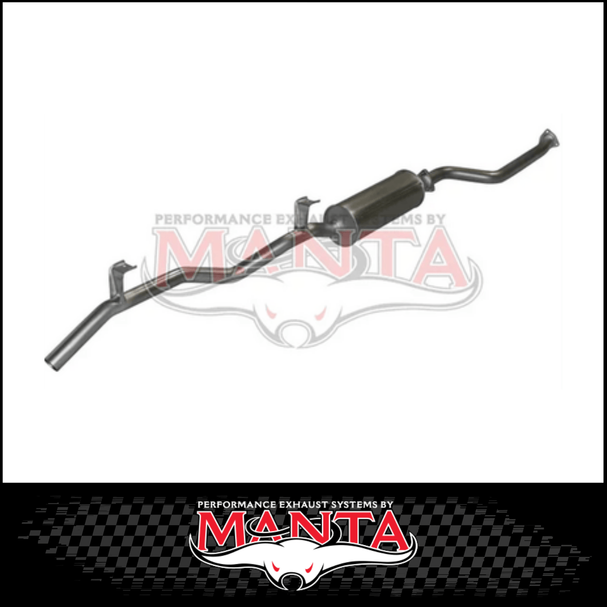 MANTA 2.5" ENGINE PIPE BACK EXHAUST SYSTEM FITS TOYOTA LANDCRUISER HJ75R 4.0L 2H 1984-1990