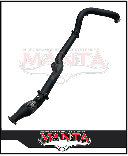 MANTA 4" TURBO BACK SIDE-EXIT EXHAUST SYSTEM (DPF DELETE) FITS TOYOTA LANDCRUISER VDJ79R 4.5L V8 DUAL CAB 2016-2025