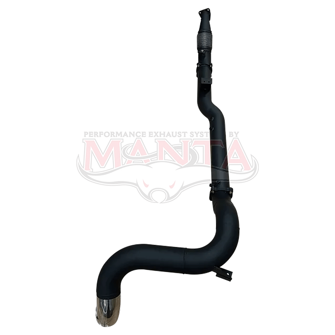 MANTA 4" TURBO BACK SIDE-EXIT EXHAUST SYSTEM (DPF DELETE) FITS TOYOTA LANDCRUISER VDJ79R 4.5L V8 DUAL CAB 2016-2025
