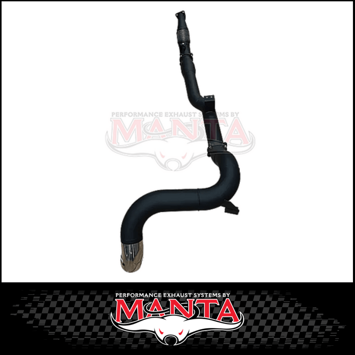 MANTA 4" TURBO BACK SIDE-EXIT EXHAUST SYSTEM (DPF DELETE) FITS TOYOTA LANDCRUISER VDJ79R 4.5L V8 SINGLE CAB 2016-2025