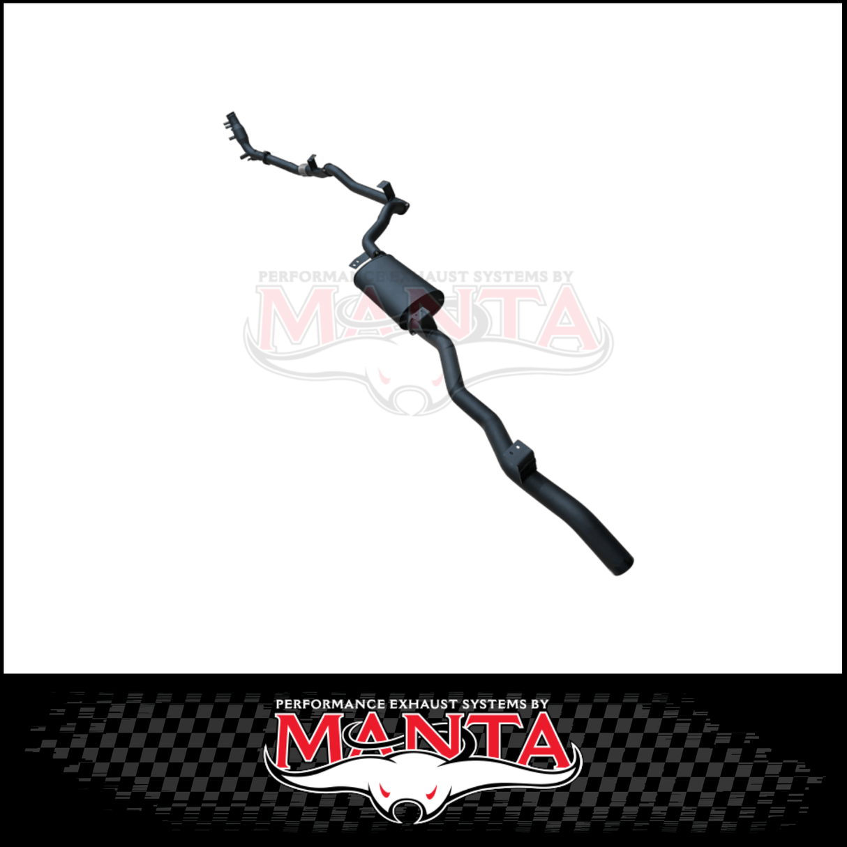 MANTA 3" TURBO BACK EXHAUST SYSTEM (DPF DELETE) FITS TOYOTA LANDCRUISER GDJ79R 2.8L 4CYL 10/2023-ON