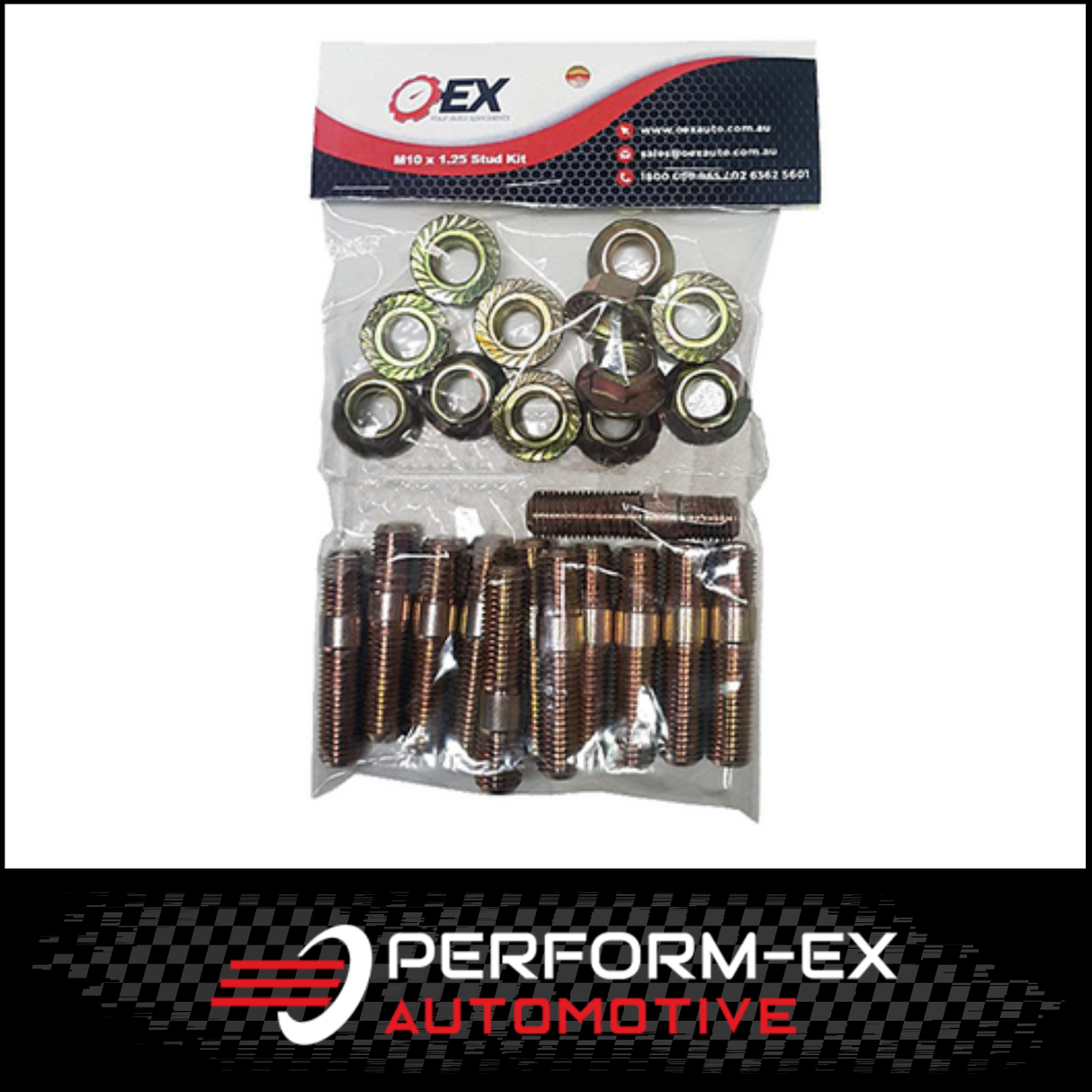EXHAUST MANIFOLD STUD & NUT KIT FITS TOYOTA LANDCRUISER FZJ75R 4.5L 1FZ