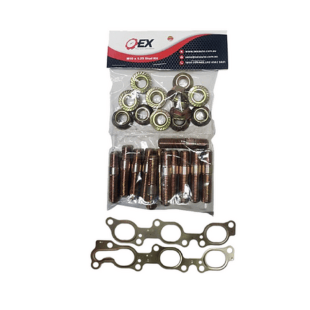 EXHAUST MANIFOLD GASKET, STUD & NUT KIT FITS TOYOTA LANDCRUISER FZJ80R 4.5L 1FZ