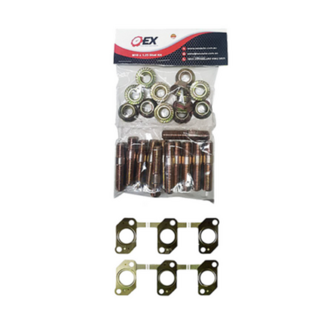EXHAUST MANIFOLD GASKET, STUD & NUT KIT FITS TOYOTA LANDCRUISER HZJ75R 4.2L 1HZ