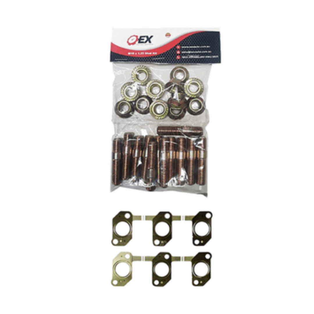 EXHAUST MANIFOLD GASKET, STUD & NUT KIT FITS TOYOTA LANDCRUISER HZJ78R 4.2L 1HZ