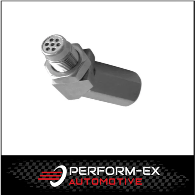 OXYGEN SENSOR O2 ADAPTOR WITH CAT CONVERTER - CHECK ENGINE LIGHT FIX - 45 DEGREE (EURO 5)