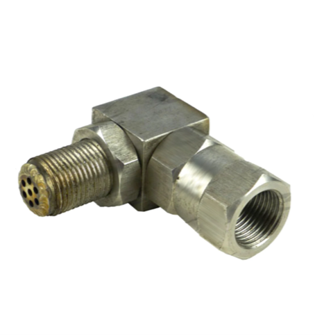 OXYGEN SENSOR O2 ADAPTOR WITH CAT CONVERTER - CHECK ENGINE LIGHT FIX - 90 DEGREE (EURO 5)