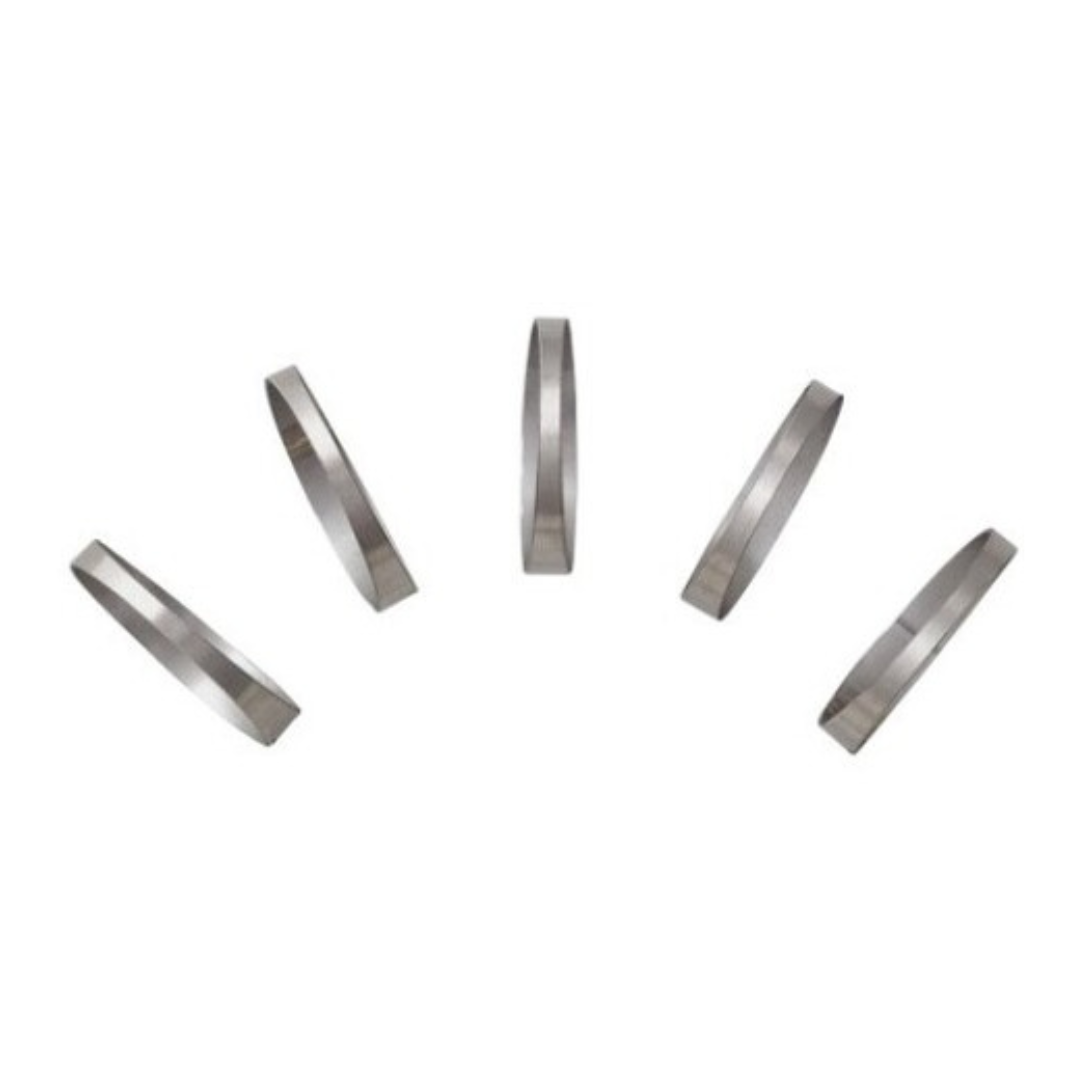 2.5" X 45 DEGREE PIE CUT CUT BEND 1D TIGHT RADIUS BRUSHED 304 STAINLESS STEEL