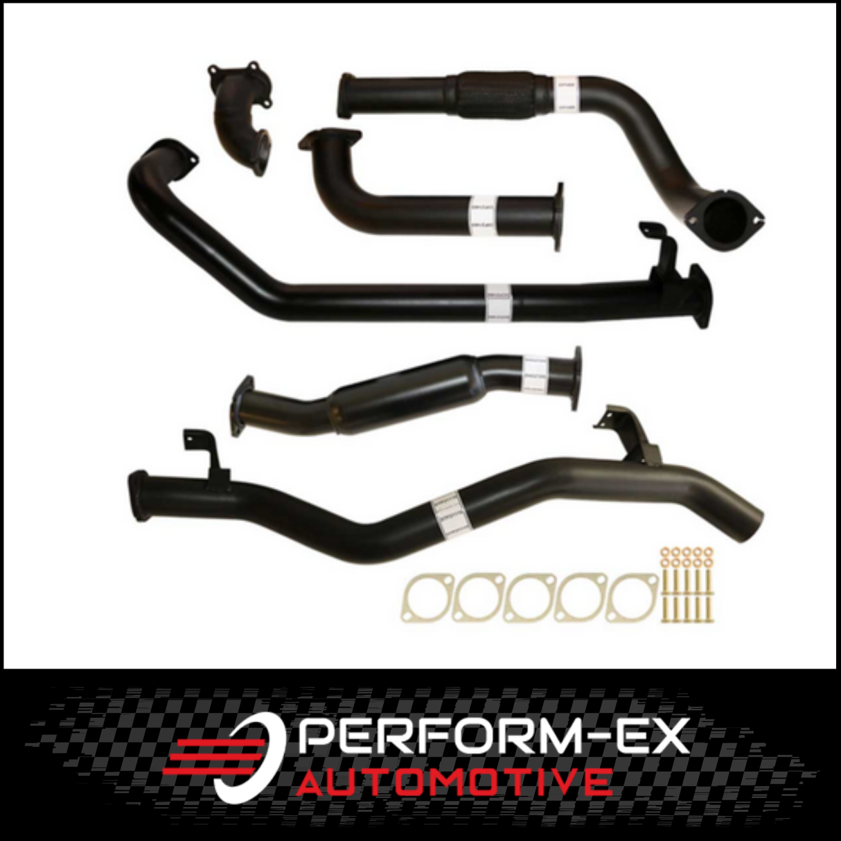PERFORM-EX 3" TURBO BACK EXHAUST WITH NO CAT/HOTDOG FITS TOYOTA LANDCRUISER HDJ79R 1999-2007