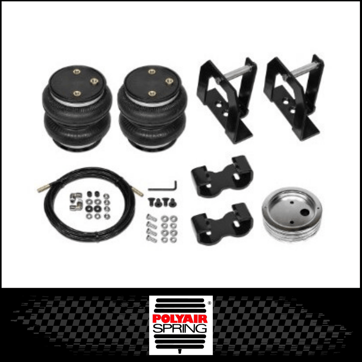 POLYAIR AIRBAG SUSPENSION KIT FITS TOYOTA HILUX GUN126R N80 1/2015-ON
