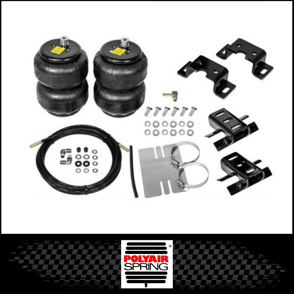 POLYAIR DOMINATOR AIRBAG SUSPENSION KIT (STANDARD TO 1" RAISED) FITS TOYOTA LANDCRUISER VDJ79R 4.5L V8 (89420)