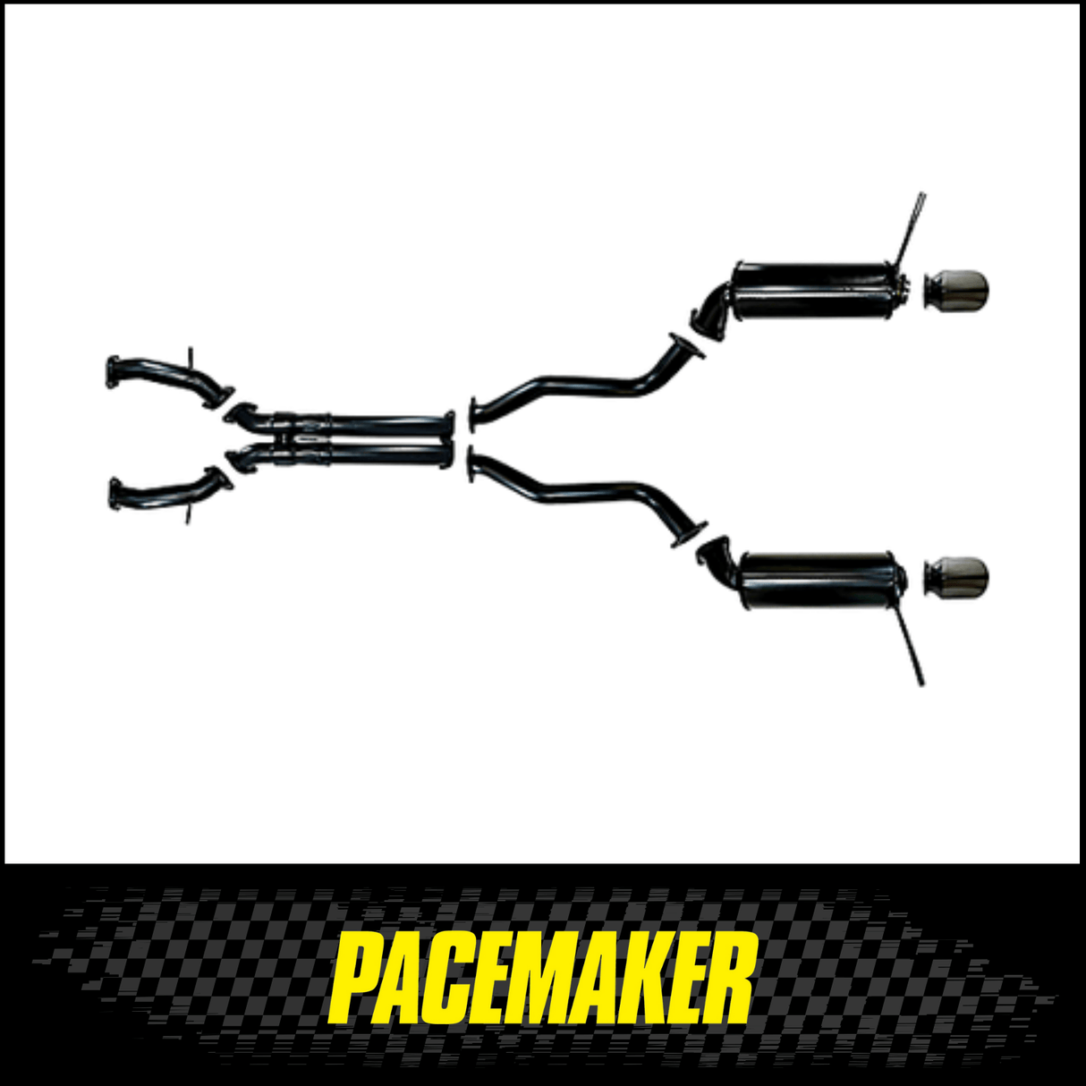 PACEMAKER 3in CATBACK EXHAUST SYSTEM FITS JEEP GRAND CHEROKEE WK2 SRT8 6.4L V8 2012-2021 (PP2654-51)