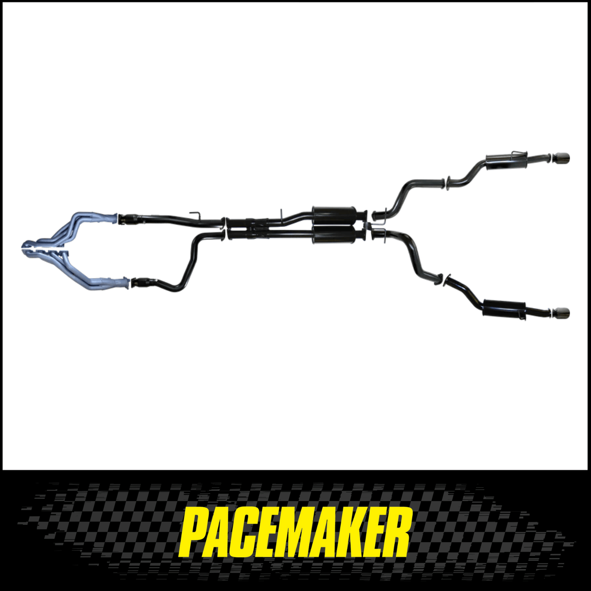 PACEMAKER HEADERS, CATS AND 3in CATBACK EXHAUST SYSTEM FITS RAM 1500 DT TRX 6.2L SUPERCHARGED V8 2021-ON (PP2662-25)